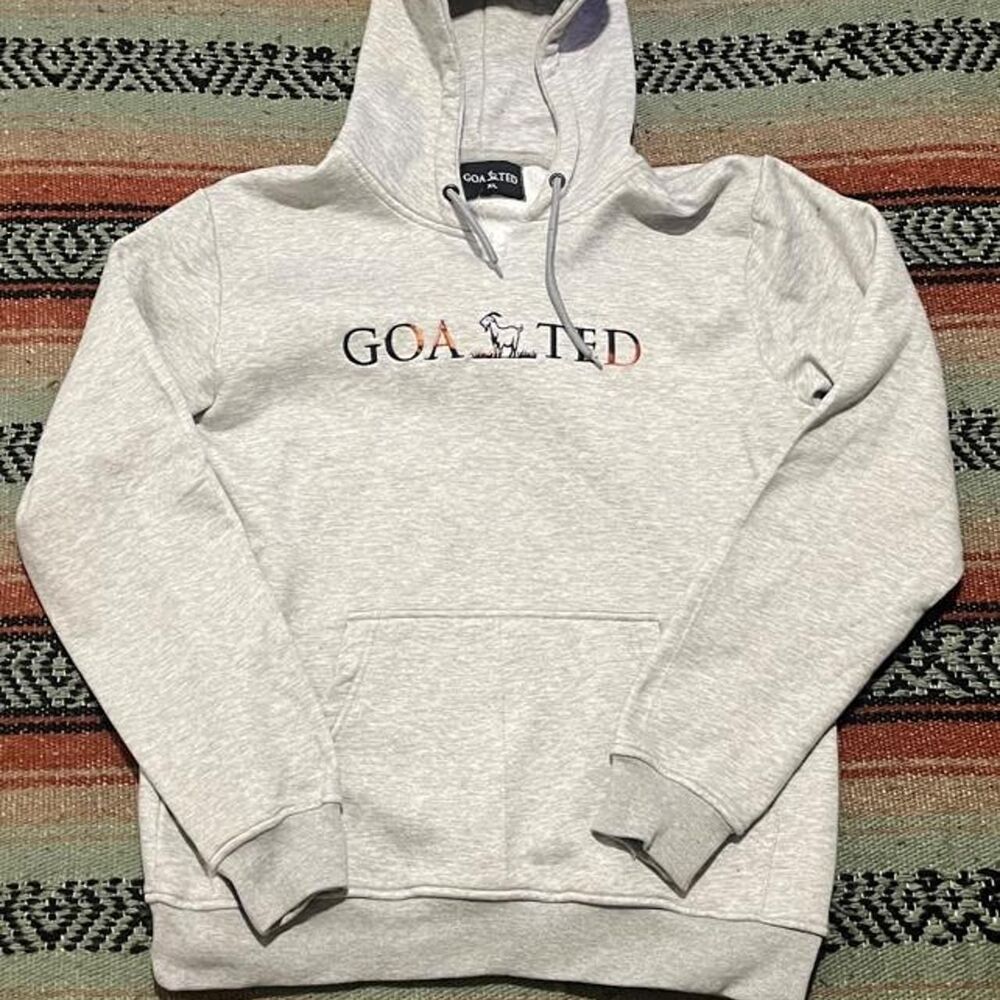 Goat-usa Men's Grey Hoodie